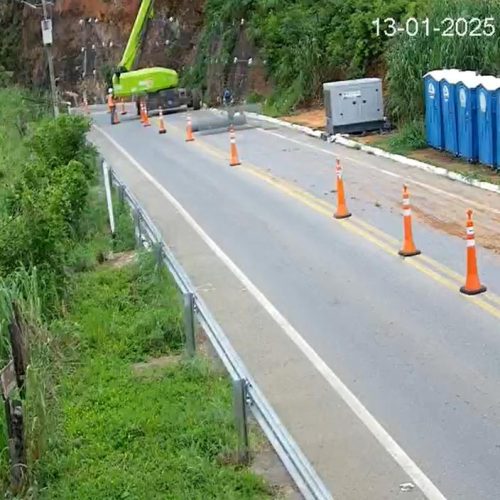 Viaduto do Portão do Inferno é monitorado e trincas não indicam risco iminente