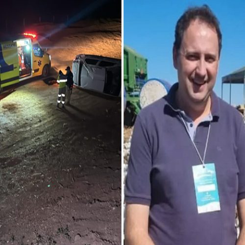 Sorriso: Jornalista da TVCA sofre grave acidente na BR-163 perto da PRF