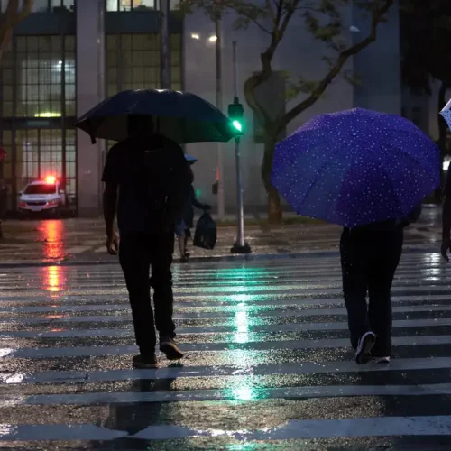 INMET prevê chuva em grande parte do país no fim de semana
